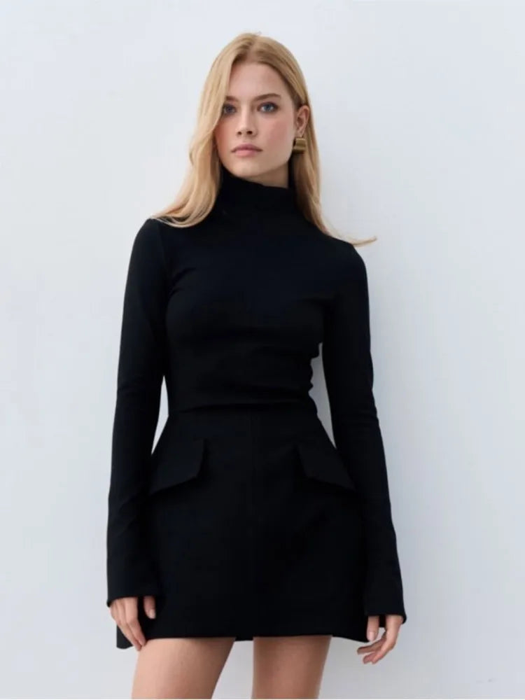 BEARWOLF | Elegantes Kurzes Kleid chic Frauen