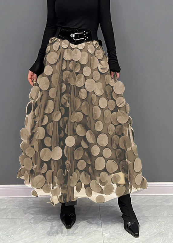 BEARWOLF | Schicker Rock aus Polka Dot und Tüll Patchwork