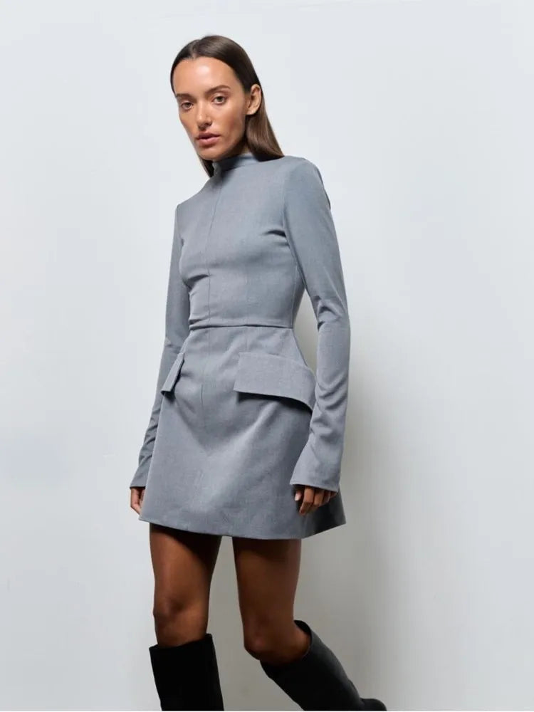 BEARWOLF | Elegantes Kurzes Kleid chic Frauen