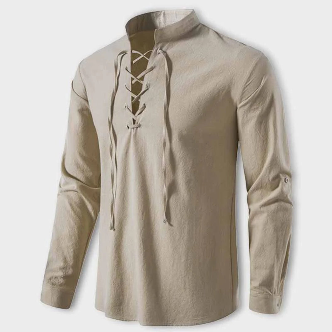 BEARWOLF | Elegantes Hemd mit V-Ausschnitt