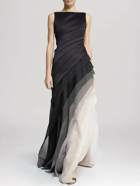 BEARWOLF – Elegantes mehrlagiges Ombre-Kleid