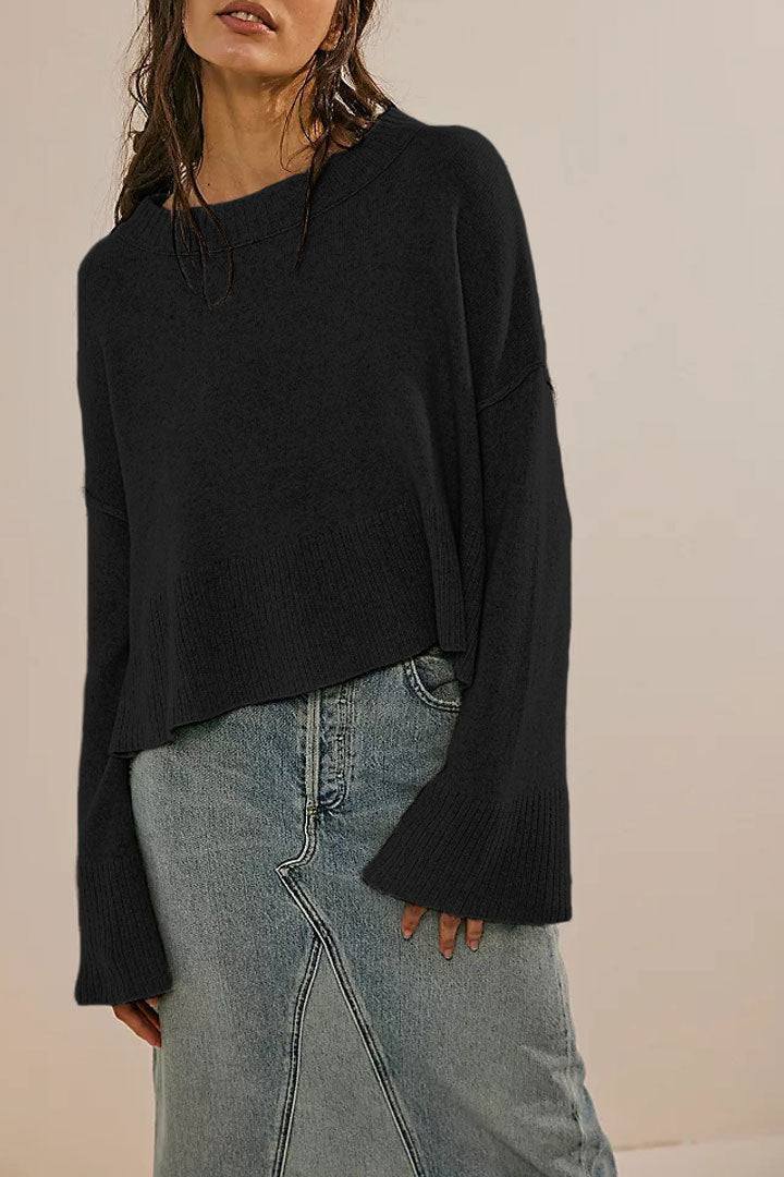 BEARWOLF | Glockenärmel Strickpullover
