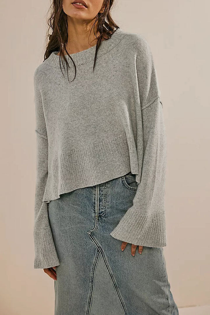 BEARWOLF | Glockenärmel Strickpullover