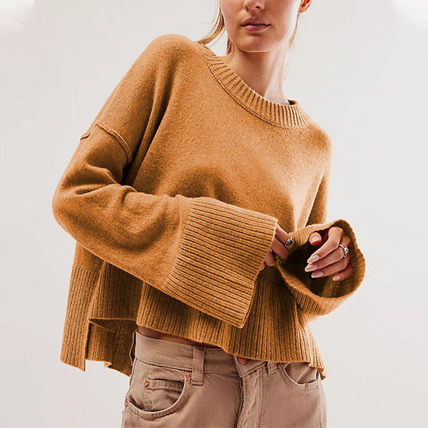 BEARWOLF | Glockenärmel Strickpullover