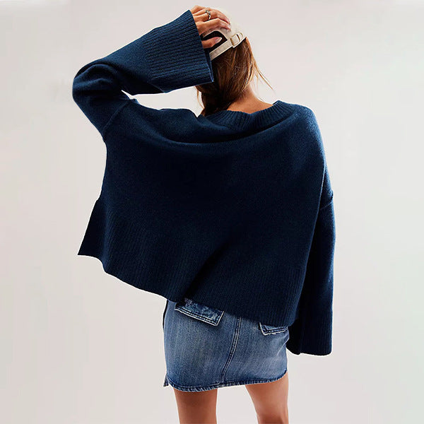 BEARWOLF | Glockenärmel Strickpullover