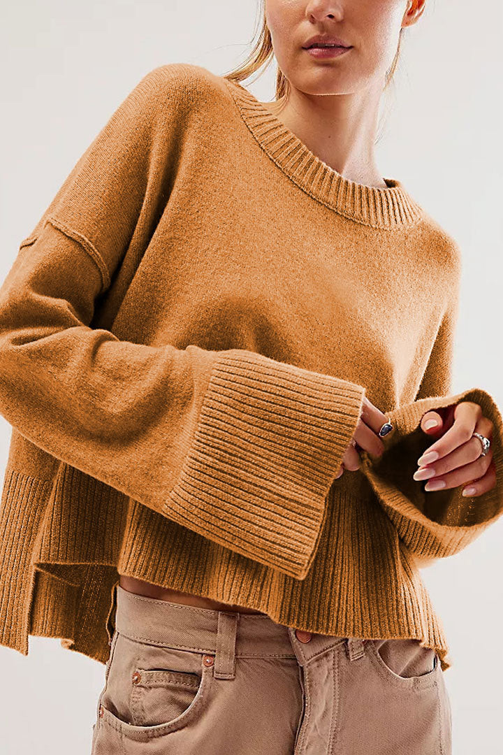 BEARWOLF | Glockenärmel Strickpullover
