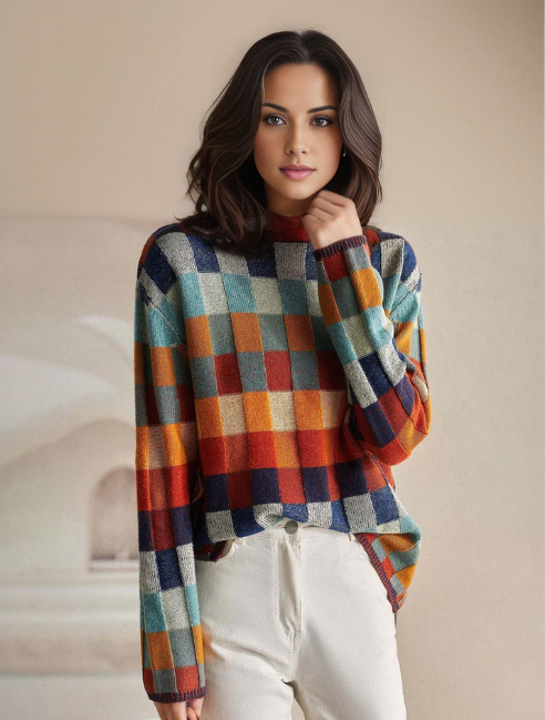 BEARWOLF Bunter und warmer pullover