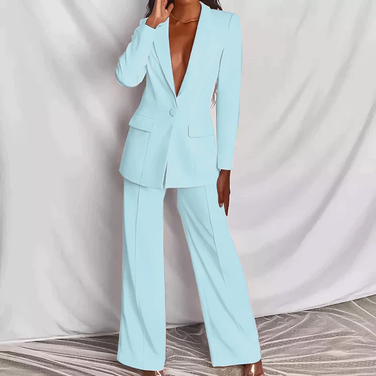 BEARWOLF Stilvolles Set bestehend aus edlem Blazer und eleganter Hose