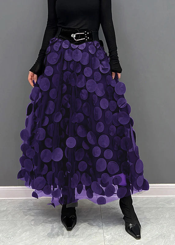 BEARWOLF | Schicker Rock aus Polka Dot und Tüll Patchwork
