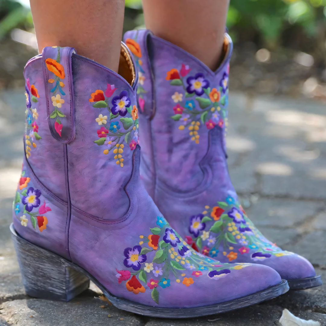 BEARWOLF | Wetterfeste Cowgirl Vintage Stiefel