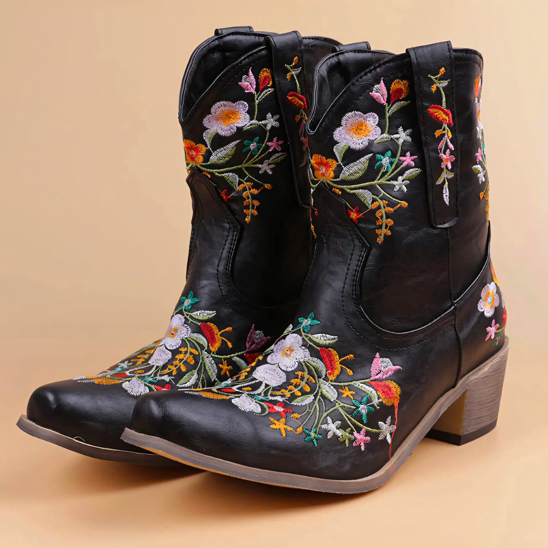 BEARWOLF | Wetterfeste Cowgirl Vintage Stiefel
