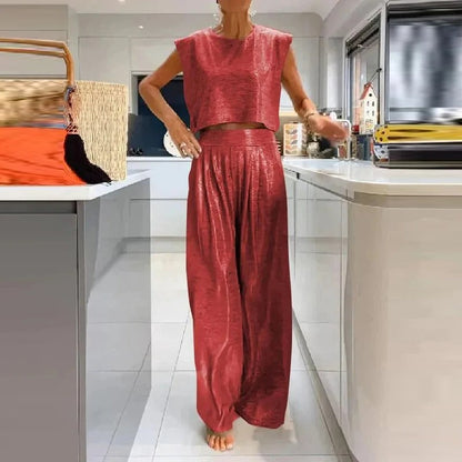 Shiny Damen Oberteil und Hose
