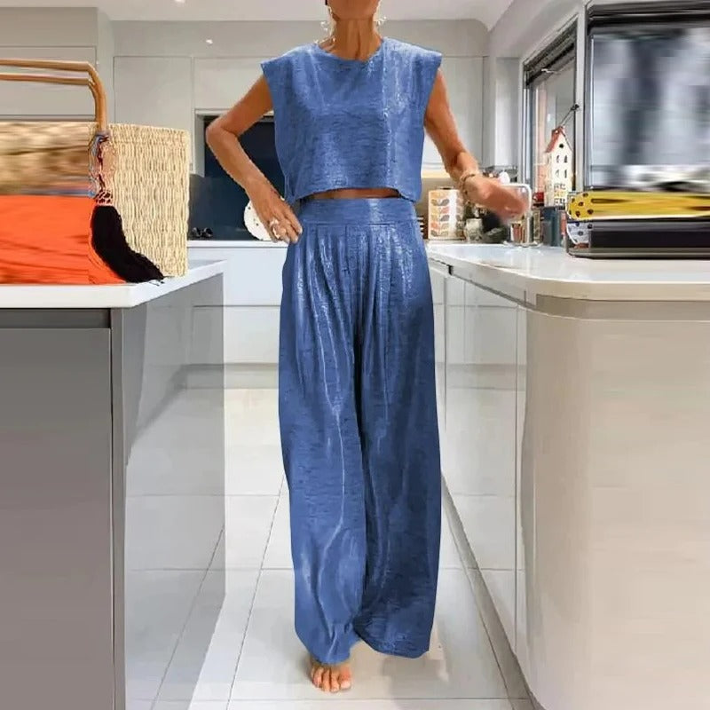 Shiny Damen Oberteil und Hose