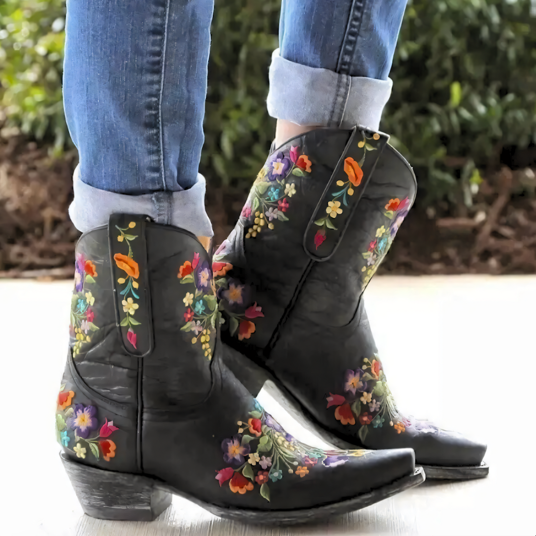 BEARWOLF | Wetterfeste Cowgirl Vintage Stiefel