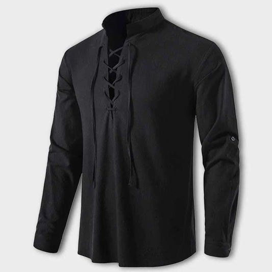 Wolff | Elegantes Hemd mit V-Ausschnitt