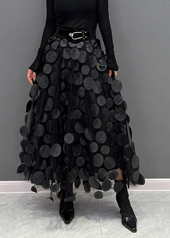 BEARWOLF | Schicker Rock aus Polka Dot und Tüll Patchwork