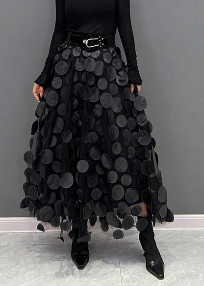 BEARWOLF | Schicker Rock aus Polka Dot und Tüll Patchwork