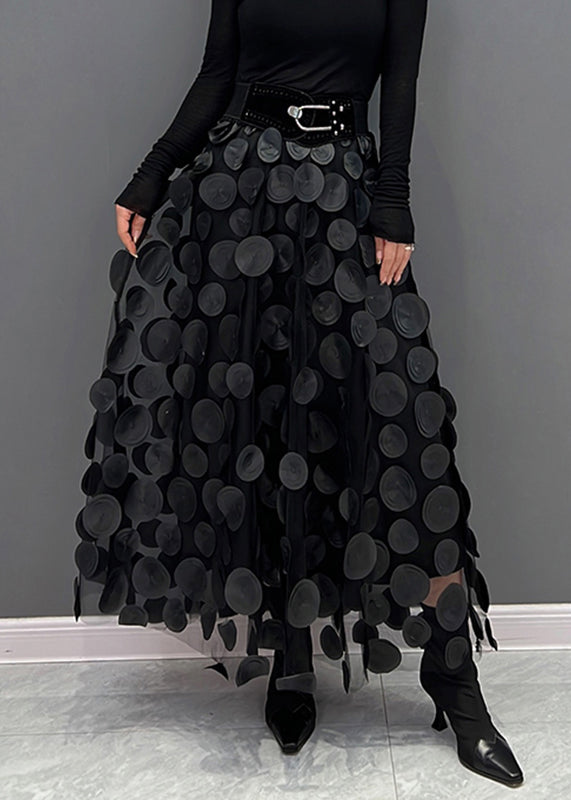 BEARWOLF | Schicker Rock aus Polka Dot und Tüll Patchwork