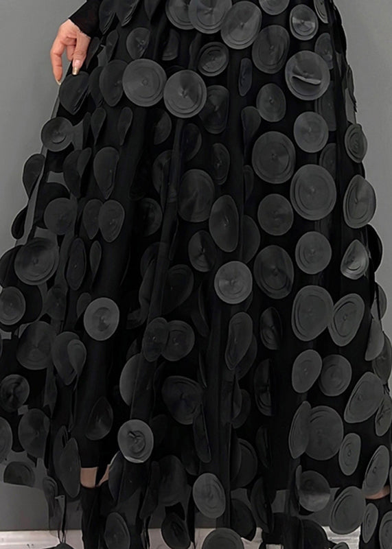 BEARWOLF | Schicker Rock aus Polka Dot und Tüll Patchwork
