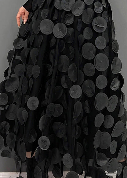 BEARWOLF | Schicker Rock aus Polka Dot und Tüll Patchwork