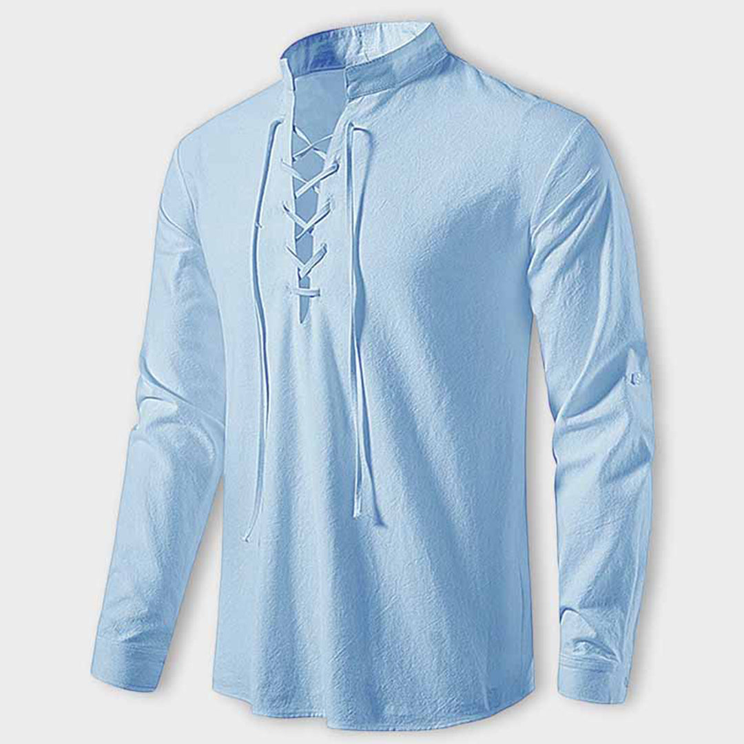 BEARWOLF | Elegantes Hemd mit V-Ausschnitt