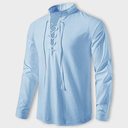 BEARWOLF | Elegantes Hemd mit V-Ausschnitt
