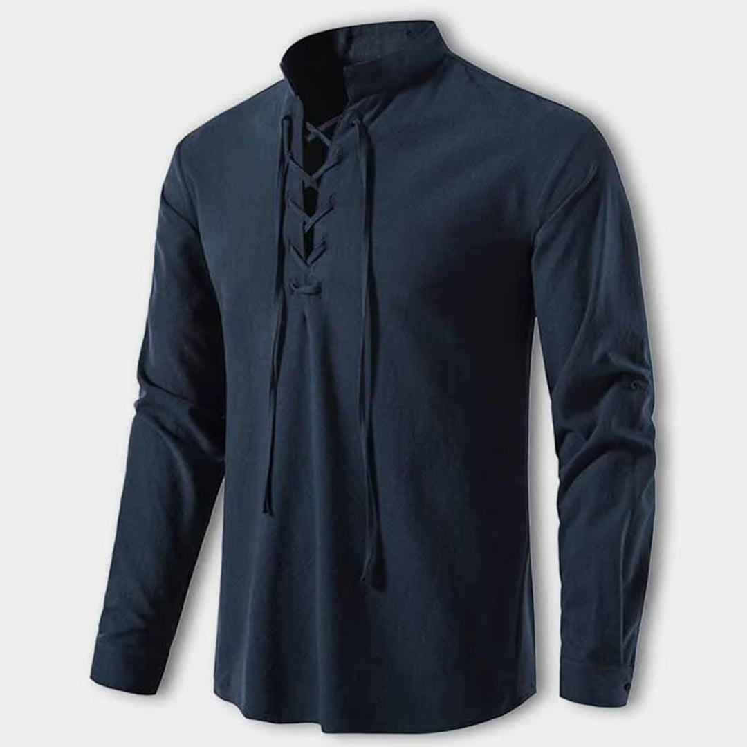 BEARWOLF | Elegantes Hemd mit V-Ausschnitt