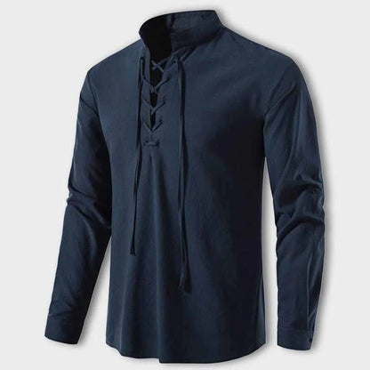 BEARWOLF | Elegantes Hemd mit V-Ausschnitt