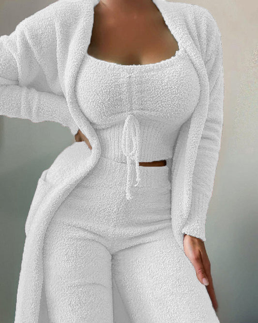 BEARWOLF | Teddy Fleece Loungewear Set