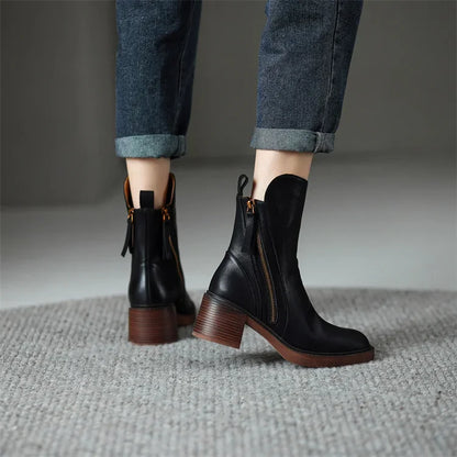 BEARWOLF | Elegante Lederstiefeletten von Ladivania