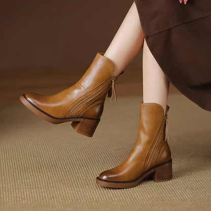 BEARWOLF | Elegante Lederstiefeletten von Ladivania