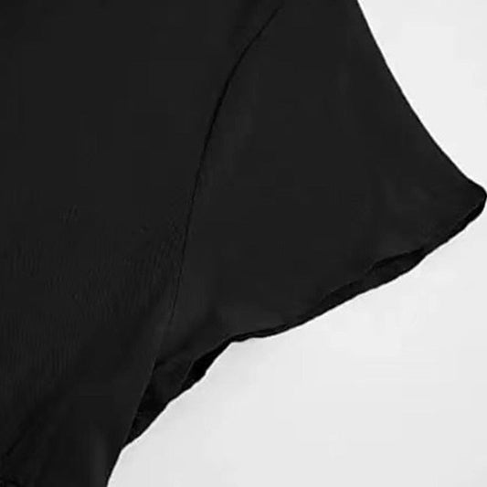 BEARWOLF kurzärmeliges gewebtes Kleid