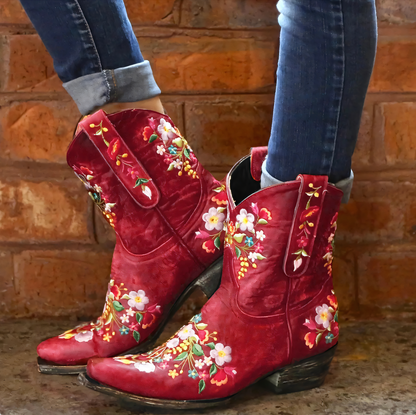 BEARWOLF | Wetterfeste Cowgirl Vintage Stiefel