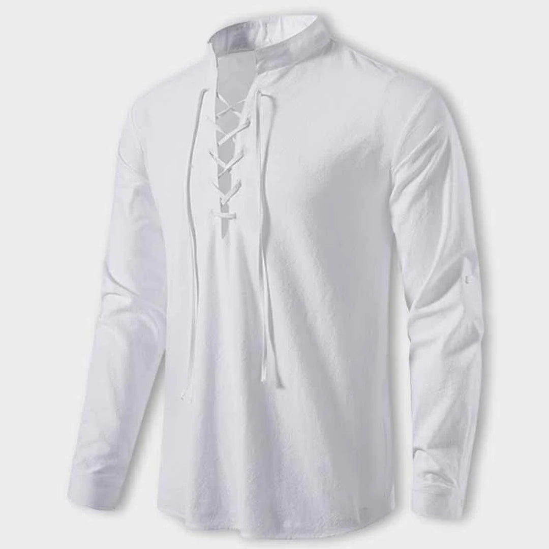 BEARWOLF | Elegantes Hemd mit V-Ausschnitt