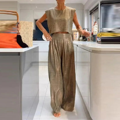 Shiny Damen Oberteil und Hose