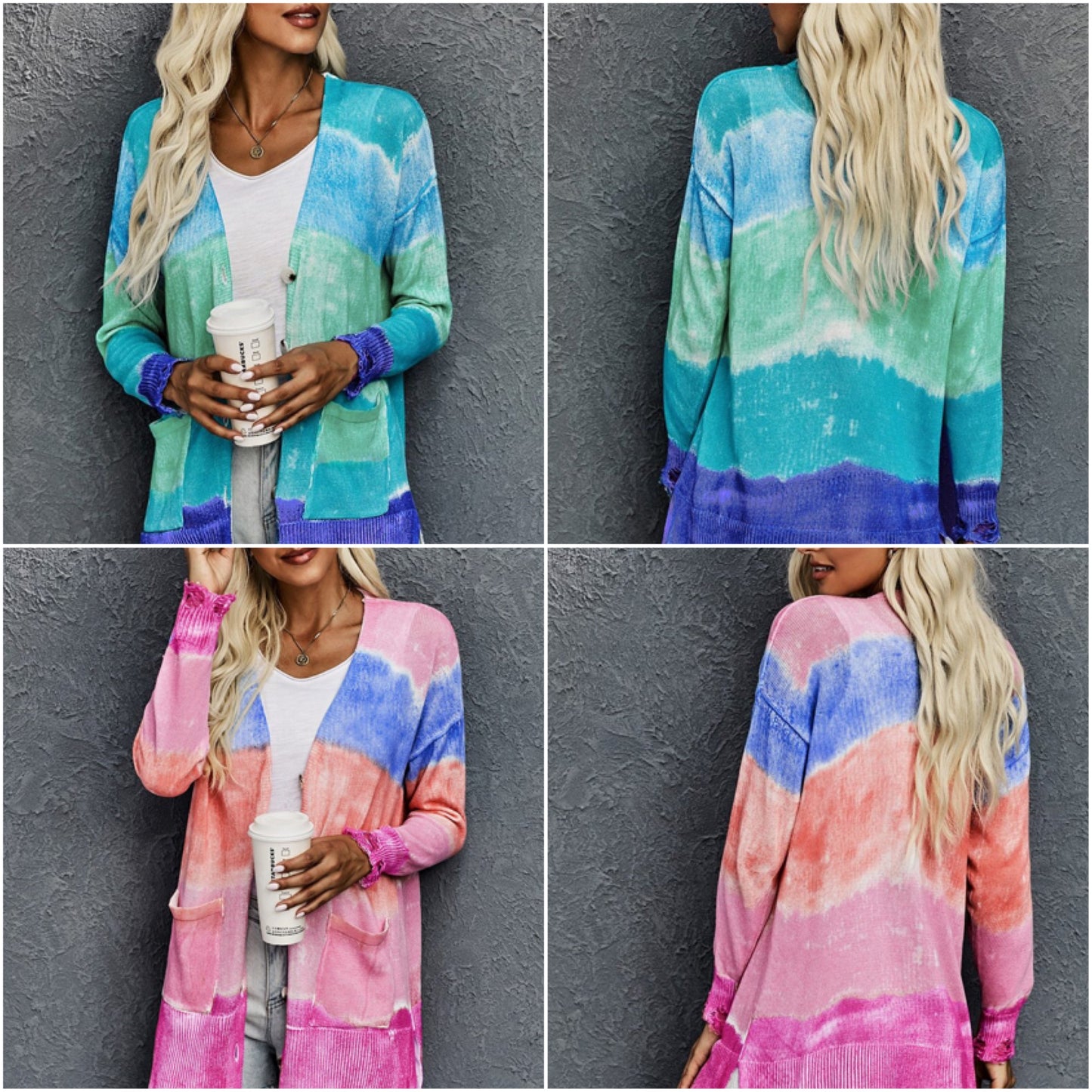 BEARWOLF | Farbige Strickjacke