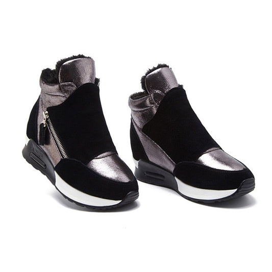 BEARWOLF | Bequeme und Warme Plateau-Sneakers